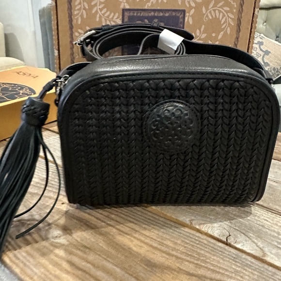 Brighton Ferrara Piana Camera Bag – Black Leather - Picture 4 of 11